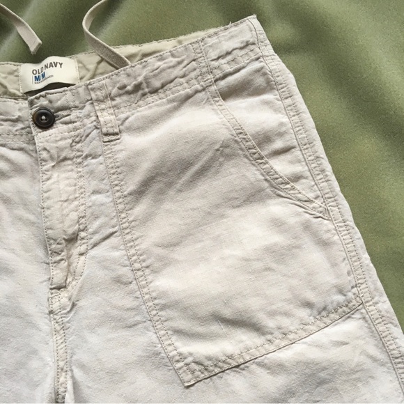 100% Linen Pants Old Navy (Soft Khaki) - Picture 4 of 12
